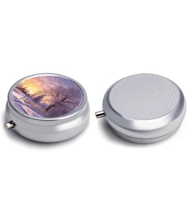 Portable 3 Compartment Pill Box | Travel-Friendly Medicine Organizer for Purse & Pocket - Buy Online on GoSupps.com