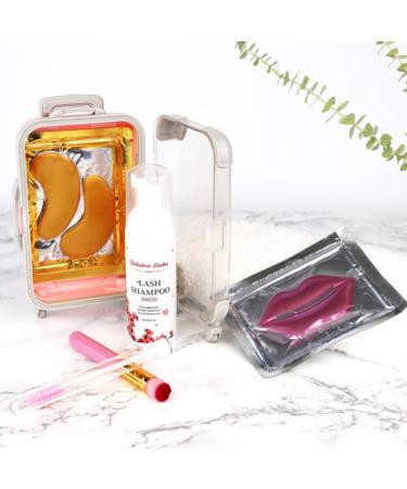 Lash Shampoo Kit for Extensions - Sensitive Cleanser - Foaming Lash Bath - Paraben, Sulfate, & Oil Free - Salon & Home Use (60ml/2 Fl Oz) - Buy Online on GoSupps.com