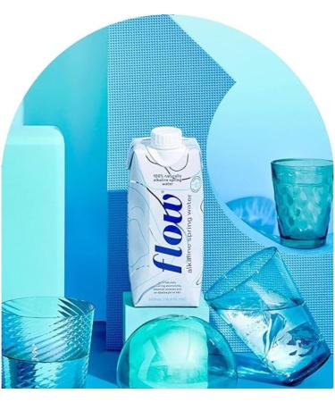 Buy Flow Alkaline Spring Water - 100% Natural Eco-Friendly Packaging Refreshing Taste NON-GMO BPA-Free Pack of 12 x 500ml - International Shipping Available - Buy Online on GoSupps.com