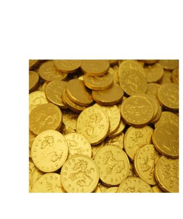 Milk Chocolate Coins Wrapped Chocolate (Kingsway Gold 250g) Kingsway Gold 250g