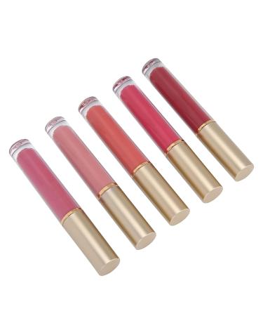 5pcs Liquid Lipstick Set - Long Lasting Waterproof Lip Gloss Matte Makeup (#01 WHISPER) - International Shipping Available - Buy Online on GoSupps.com
