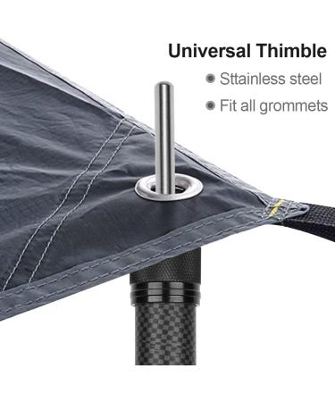 Adjustable Carbon Fiber Telescoping Tarp Poles - Set of 2 | Lightweight & Portable | Replacement Canopy Rods for Camping & Hiking - 2.1M - Buy Online on GoSupps.com
