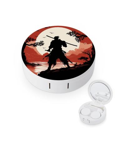 Contact Lens Case Samurai Portable Travel Contact Lens Box Contact Lens Storage Box