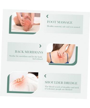 Tovinanna 2-in-1 Scratching Floor & Body Care Tool | Full Body Massage Gua Sha Scraper | Meridian Massage Device - Black (2pcs) - Buy Online on GoSupps.com