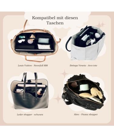 Lilibell Classic Black Diaper Bag - Stylish & Functional Baby Bag Water-Repellent Washable Organizer for Moms & Dads - Buy Online on GoSupps.com