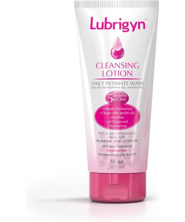 Lubrigyn Cleansing Lotion 7 oz - Gentle Intimate Hygiene for Women - Buy Online on GoSupps.com