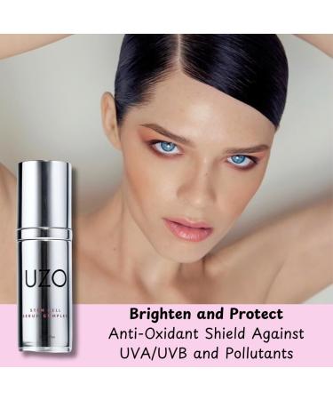 Uzo Stem Cell Serum Complex | Anti-Aging Face Moisturizer with Hyaluronic Acid | Wrinkle & Pore Reduction | Hydrating Aloe Vera Formula | 1 oz - Buy Online on GoSupps.com