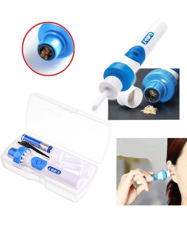 Ankrista Electric Ear Suction Device - Portable Automatic Ear Cleaner for Children and Adults (Blue) - Buy Online on GoSupps.com