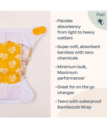 TotsBots Bamboozle Day to Night Nappy Booster Pad - Bumble - Buy Online on GoSupps.com