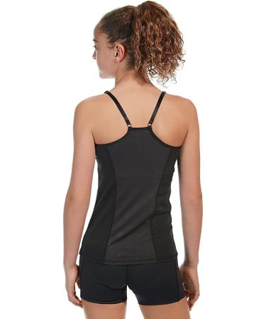 Dragonwing Girlgear Racerback Sports Cami with Shelf Bra - X-Large Black for Active Tween and Teen Girls - Buy Online on GoSupps.com