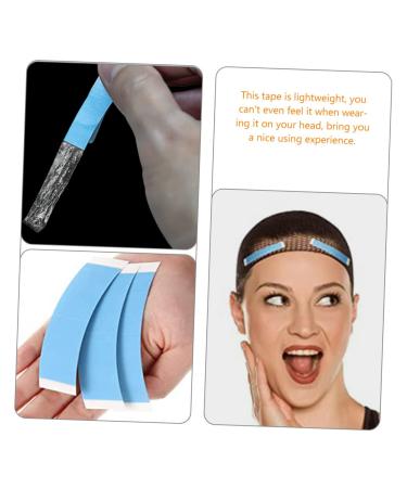 FRCOLOR 24 Pcs Lace Hair Tape for Wigs | Invisible Hair Extension & Lace Front Support Best Blue Wig Tape - Buy Online on GoSupps.com