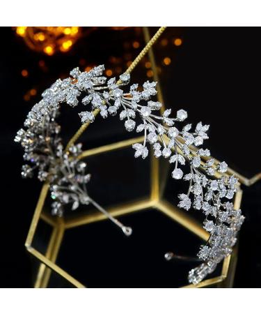 Aoligrace CZ Bride Headband - Bridal Wedding Hair Accessories - Buy Online on GoSupps.com