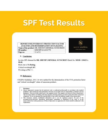 Dr. Sheth's Mineral Sunscreen SPF 50 PA+++ | Water Proof Sunscreen | Quick-absorbing | Ultra Lightweight & Non-sticky | 25% Zinc Oxide | for All Skin Types | for Women & Men | 50g - Buy Online on GoSupps.com