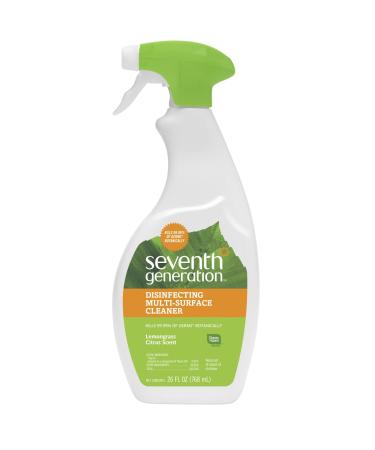 Seventh Generation Disinfecting Multi-Surface Cleaner Lemongrass Citrus 26 fl oz (768 ml)