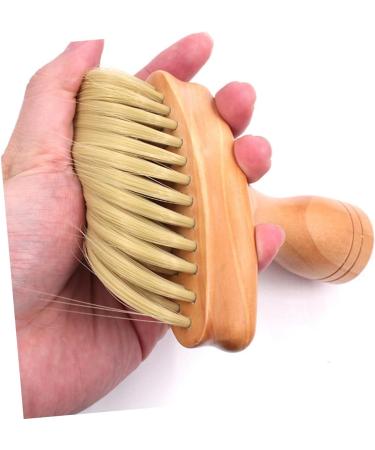 minkissy Face Duster Hair Cutting Neck Duster Barber Neck Brush Hair Sweep Brush Barber Hair Duster Hair Duster Brush Barber Neck Duster Shaving Brush Wooden Haircut Set Sharpen M Picture 1 - Buy Online on GoSupps.com