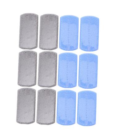 FRCOLOR 12pi ces Pierre P dicure Outils De Soins Des liminateur De Callosit s Et Peau Morte Pierre Exfoliante Pour P dicure Accessoires De Massage Relaxants 1 unit (Lot de 1)