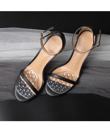 Metatarsal Pads for Women - Anti-Slip Heel Inserts & Ball of Foot Cushions - 3 Pairs (Black Beige Clear) - Comfort & Support for All-Day Wear - Buy Online on GoSupps.com