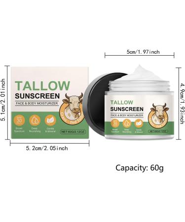 Healthy Sunscreen SPF30 Natural UV Block Lightweight 60g Formula Without White Cast Broad Spectrum Protection for Personal Care Ideal Choice for All Types of Men and - Buy Online on GoSupps.com