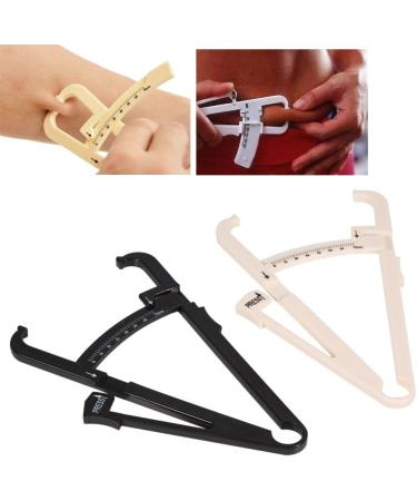 Body Fat Tester Caliper Skinfold Measurement Tool - White - Buy Online on GoSupps.com