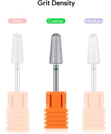 JCMASTER Nail Milling Bit Premium 2.35mm - Hard Metal for Gel Acrylic Manicure & Pedicure | Includes eBook - Long-lasting Coarse Attachment | MCA651C - Buy Online on GoSupps.com