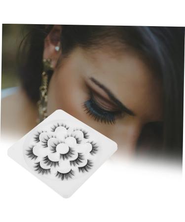Beavorty False Thick Eyelashes 7 Pairs Fake Eyelashes Eyelashes Fake Lashes Thick Eyelashes Artificial Eyelashes Stage Eyelash Black Set 8d Imitation Artificial Eyelashes Wispy Eyelashes - Buy Online on GoSupps.com