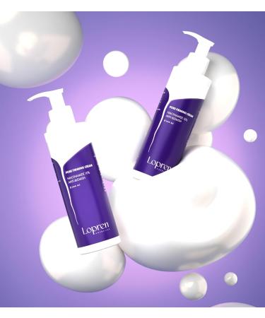 Lopren Niacinamide 10% Anti-Blemish & Pore Firming Cream Hydrating Moisturizer for Acne-Prone & Sensitive Skin with Hyaluronic Acid Panthenol & Squalane for Skin Hydration & Firmness 6.8 Fl Oz - Buy Online on GoSupps.com