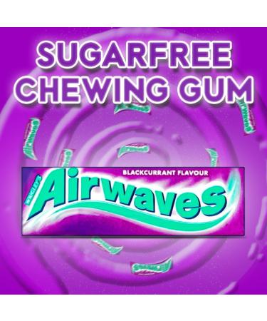 Airwaves 6 Black Currant Flavor Sugarfree Chewing Gum Each 14g Sold By VR Angel - Buy Online on GoSupps.com