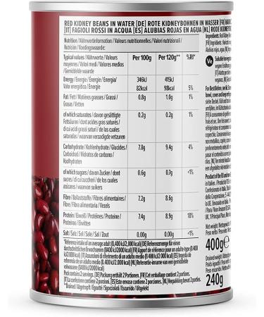 Amazon Red Kidney Beans 400g - High-Quality Beans in Convenient Pack - 1 Unit - Buy Online on GoSupps.com