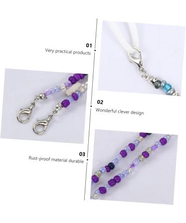 Frcolor 6-Pack Glasses Mask Chain & Earring Straps - Anti-Slip Face Covering Neck Strap for Glasses & Masks - Perfect Accessory for Convenient Wear - Buy Online on GoSupps.com