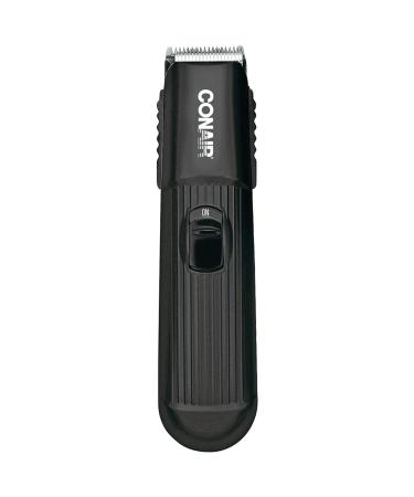 Conair GMT100NCS 2-In-1 Beard & Mustache Trimmer Stainless Steel Removable Blade for Easy Cleaning Innovative Grooming Tools Included Attachment Comb and Pocket Comb