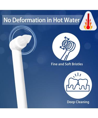 Interdental Toothbrush Set - Soft Fragrant Brushes for Orthodontic Care (2 Pack White/Pink) - Buy Online on GoSupps.com