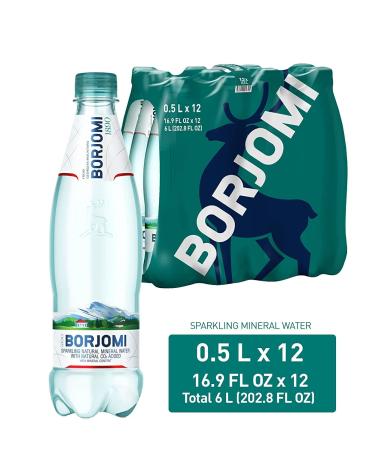 Mineral Soda Water Mineral Water Borjomi In Plastic Bottle 0 5l Pack Of 12