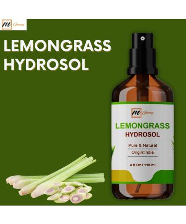 mGanna Lemongrass Hydrosol 4 fl oz / 118 ml | Aromatic Mist for Skin Care Toning and Refreshing - Buy Online on GoSupps.com