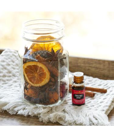 Young Living Christmas Spirit 5 ml | Festive Holiday Aroma | Uplifting Orange Cinnamon & Spruce Essential Oil | Perfect for Travel - Buy Online on GoSupps.com