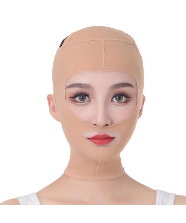Chin Lifter for Double Chin - V Shaped Contouring Face Patch - Face Slimming Lift Tape Enhancer Face Shaping Lifting Belt for Firming Tightening Skin 2xl