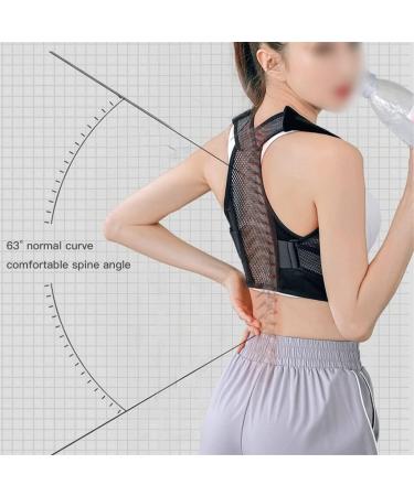 Men & Women Back Posture Correction Belt - Lumbar Brace & Breathable Support Bandage (M Code - Buy Online on GoSupps.com