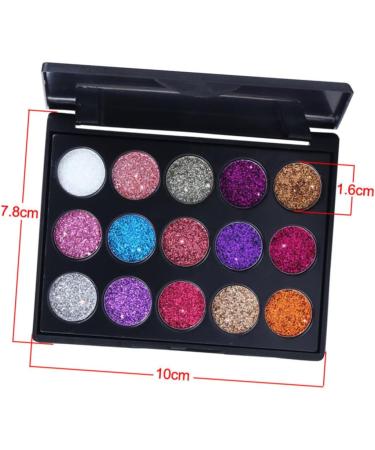Balacoo 2pcs 15 Matte Pallet Shadow Combination Makeup Pearly Eye Colors Cosmetic Lustre 1 count (Pack of 1) As Shownx2pcs - Buy Online on GoSupps.com