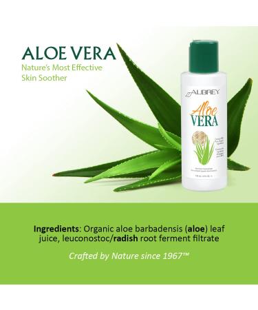 Aubrey Organics Aloe Vera Refreshing Spray - 8 fl oz (237 ml) | Natural Hydration & Soothing Mist - Buy Online on GoSupps.com