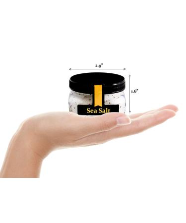 Hawaiian Black Lava Sea Salt Infused with Activated Charcoal - 4 oz Jar - Gluten-Free, MSG-Free, Non-GMO - Buy Online on GoSupps.com