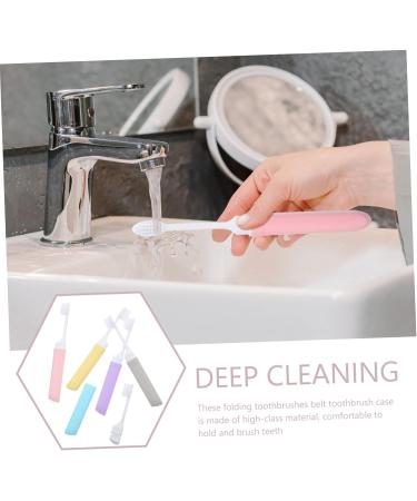 Healvian 25 Pack Travel Toothbrush Set - Collapsible & Foldable Toothbrushes for Adults | Ideal Camping & Travel Oral Care - Buy Online on GoSupps.com