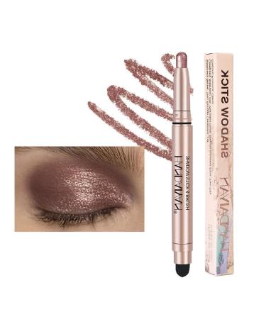 Long Lasting Double End Glitter Pearlescent Eye Pen Stick Pencil Eyeshadow Makeup Highlighter Waterproof Shimmers Shimmering Eye Makeup Pen Beauty and Health Double Ended Eyeshadow Makeup Look 9