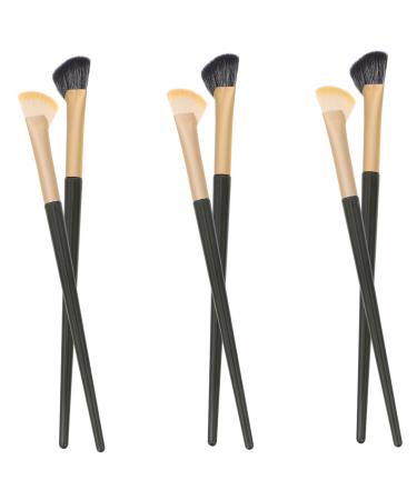 FOYTOKI 6 Pcs Angled Makeup Brush Eyeshadow Brush Eyeliner Concealer Brush Brow for Eyebrows Brow Brush Eyebrows Brush Eyebrow Concealer Eye Brush Eye Liner Brush