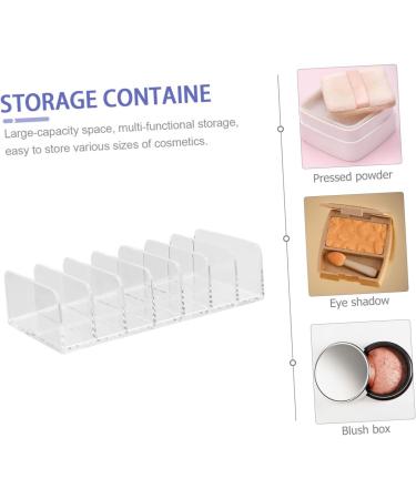 Didiseaon 5 pcs Shadow Rack Practical Cosmetic Air Organizer Organizing Eye Powder Cushion Drawers Plastic 17x8.5cmx5pcs Transparent Colorx5pcs - Buy Online on GoSupps.com