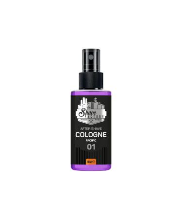 the shave factory After Shave Cologne - a fragrant essence for perfect aftershave care for a long-lasting feeling of freshness and comfort (1.69 fl. oz (50ml) 01 Pacific) 01 Pacific 1.69 Fl Oz (Pack of 1)