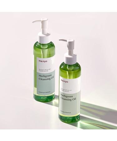 Manyo Factory Herb Green Cleansing Oil 6.7 oz - Natural Makeup Remover for All Skin Types | International Shipping Available - Buy Online on GoSupps.com