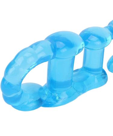Toe Separator & Bunion Corrector - Portable Night Use Spacer for Overlapping Toes - Blue | Shipping Worldwide - Buy Online on GoSupps.com