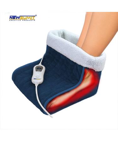 NEWSUMIT Foot Warmer - Soft Touch Pain Relief Boot Heater with 3 Temperature Levels & Auto Shut Off - Fast Heat for Comfortable Feet - Buy Online on GoSupps.com