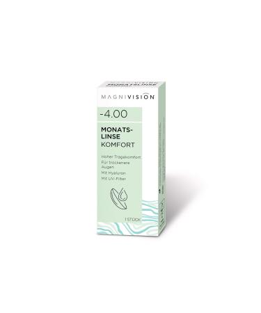 Magnivision monthly lens Comfort soft contact lenses for -5.00 Dpt. Contact lens with hyaluron and UV filter for sensitive eyes without preservatives -5.0 diopters - Buy Online on GoSupps.com