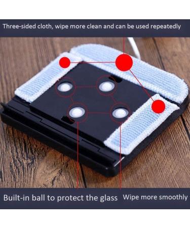 Double Sided Magnetic Window Cleaner Ball Design/Anti-Off Handle Cleaner Glass Wiper Magnetic with Anti-Drop Safety Rope 15-30mm  - Buy Online on GoSupps.com