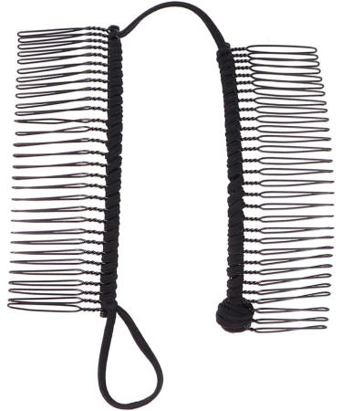 Lurrose Hair Side Comb Banana Clip Clincher Combs Banana Grip Holds Women Twist Comb Banana Hair Clip Hair Styling Tool for Women Ladies (Black) - Buy Online on GoSupps.com
